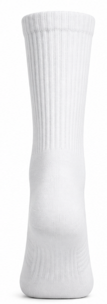 Back crew sock view