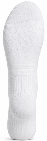 Bottom crew sock view
